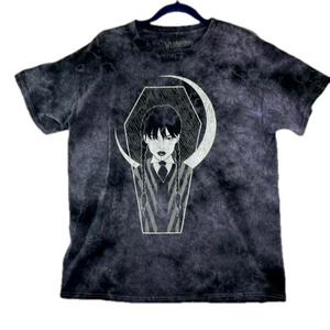 Goodie Two Sleeves Wednesday Addams Black Tie-Dye T-Shirt